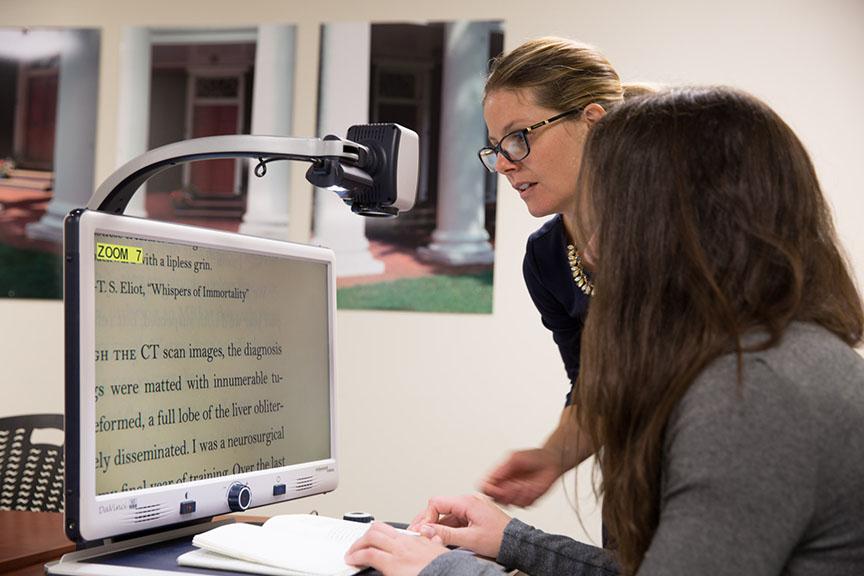 Screen Reader for disability UVA A&S